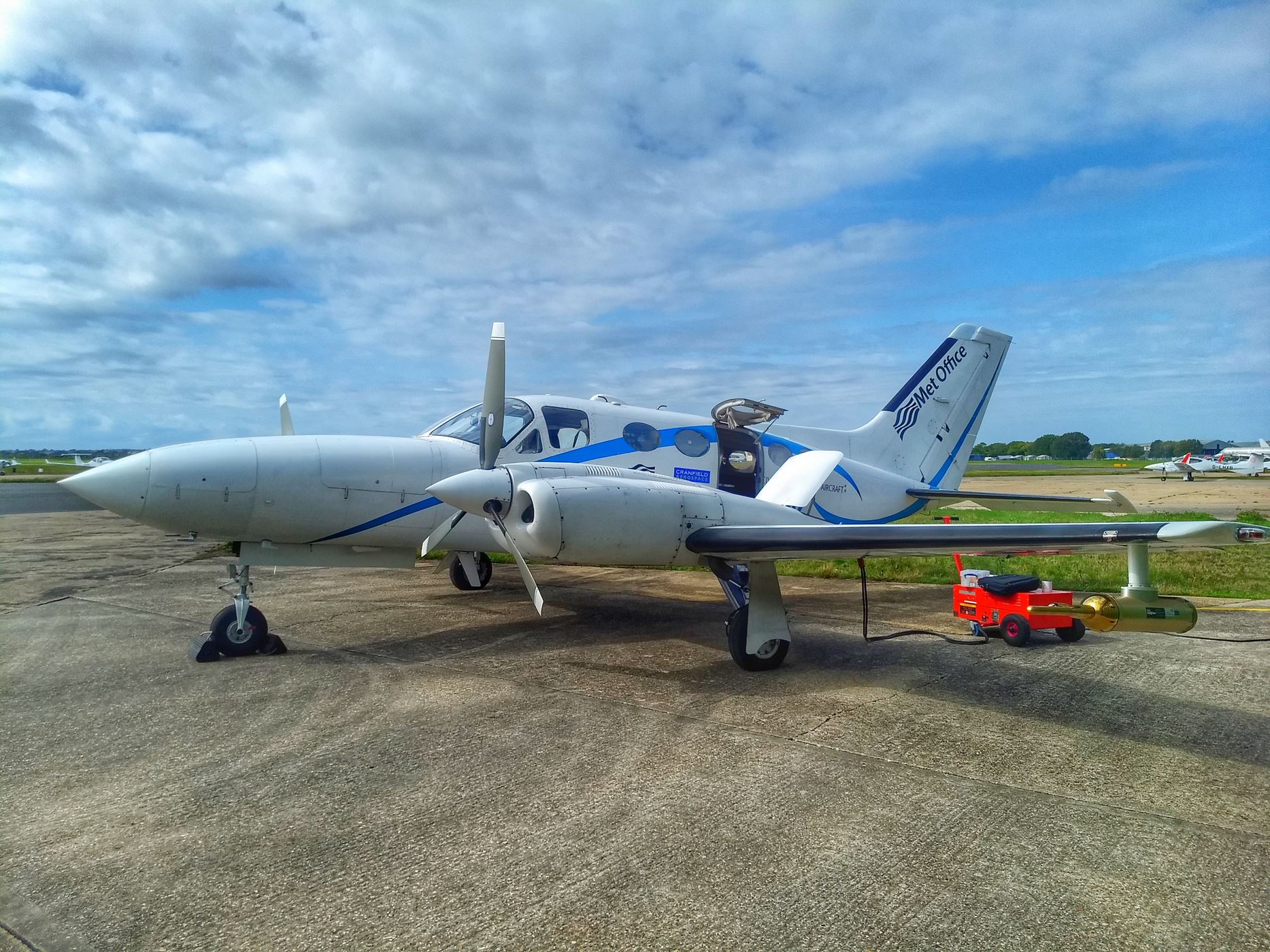 Cessna 421 Atmospheric Survey Aircraft